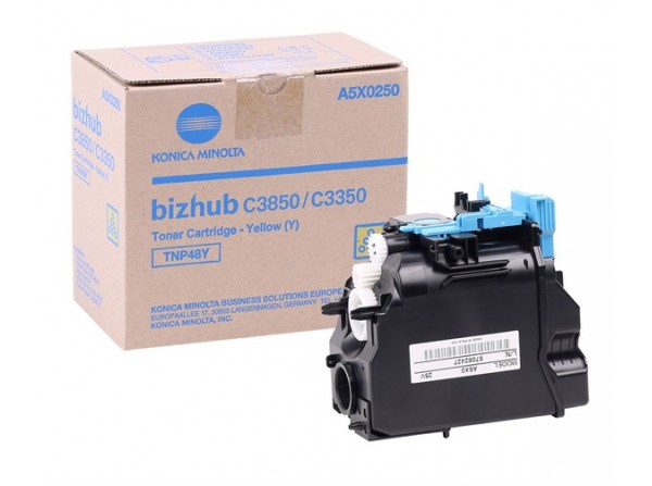 Konica Minolta TNP-48 Orjinal Sarı Toner Bizhub C3350-C3850 (A5X0250)